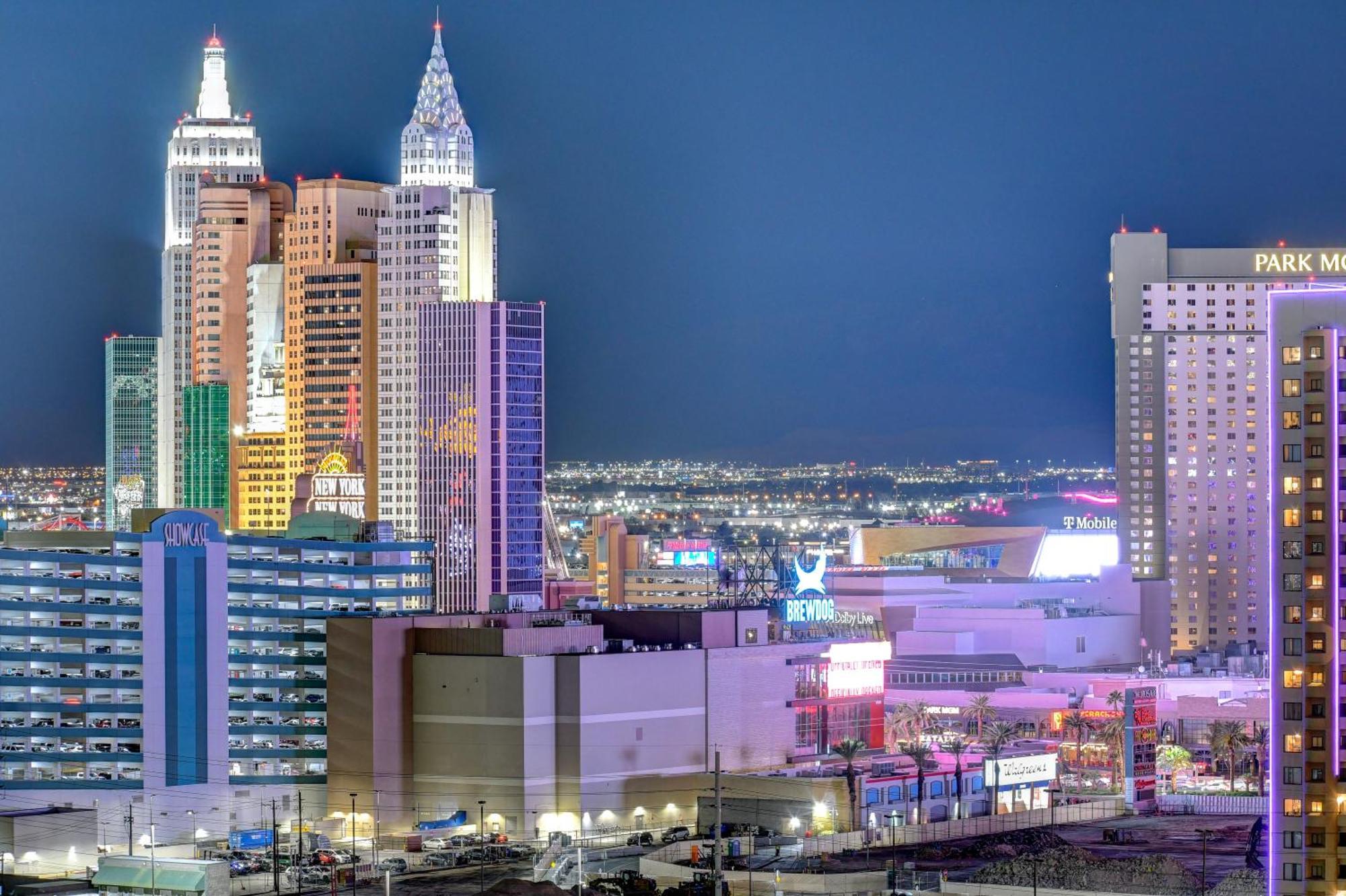 Lucky Gem Penthouse & Luxury Suites At Signature Resort, Balcony Strip View 2605 Las Vegas Exteriör bild